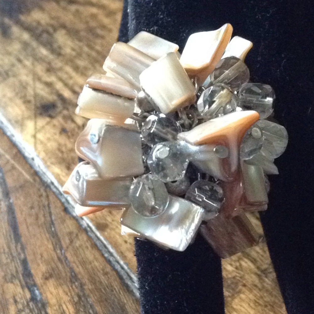 Chico's Stone and Crystal Ring